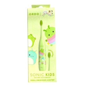 Ordo Sonic Kids Squishmallows Green Battery Toothbrush
